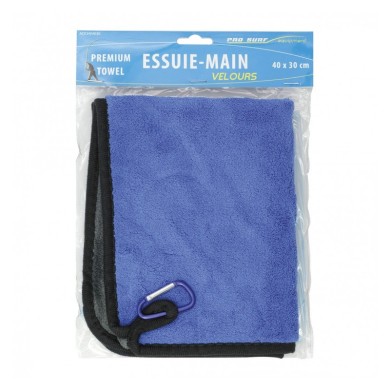 Pro Surf Equipment Serviette Velours Premium Bleue 40 X 30 cm-