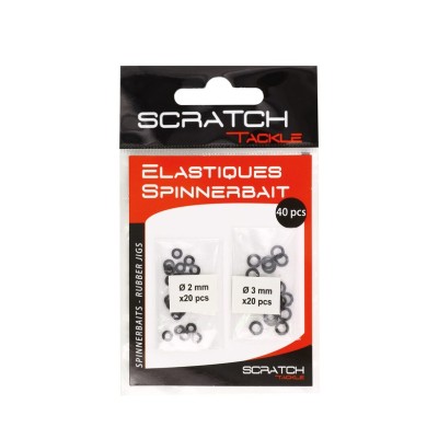 Scratch Tackle Elastiques A Spinnerbait Assortis - X40-