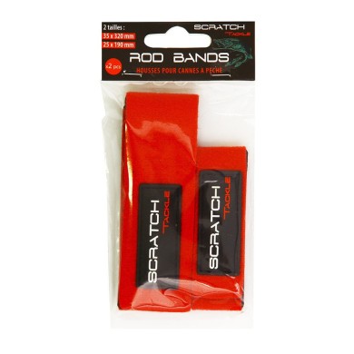Scratch Tackle Rod Bands X2-