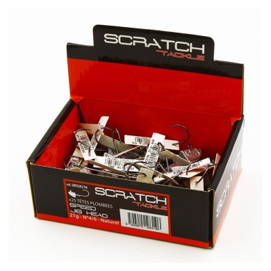Scratch Tackle Tête Plombée Speed Jig Head - X25-