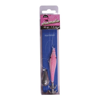 Sea Squid Bas de Ligne 1 Turlutte Shamalo 9 cm-