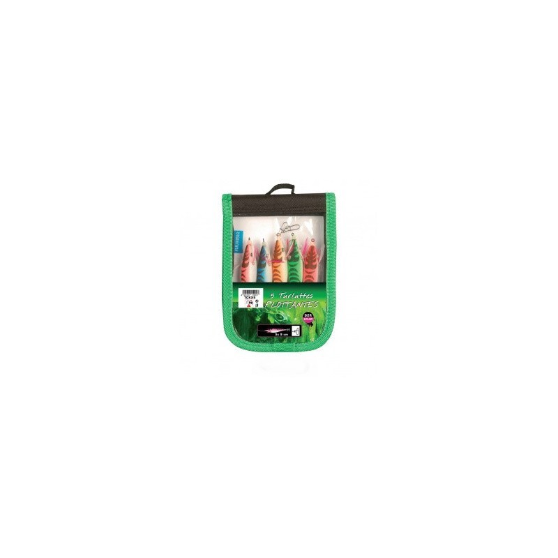 Sea Squid Trousse de 5 Turluttes Flottantes-