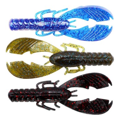 X Zone Lure Muscle Back Finesse Craw-
