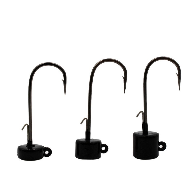 X Zone Lure Ned Rig Head Black-