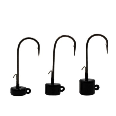 X Zone Lure Ned Rig Head Black-