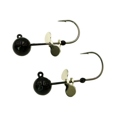 X Zone Lure Tête Plombée Hélice Tungsten-