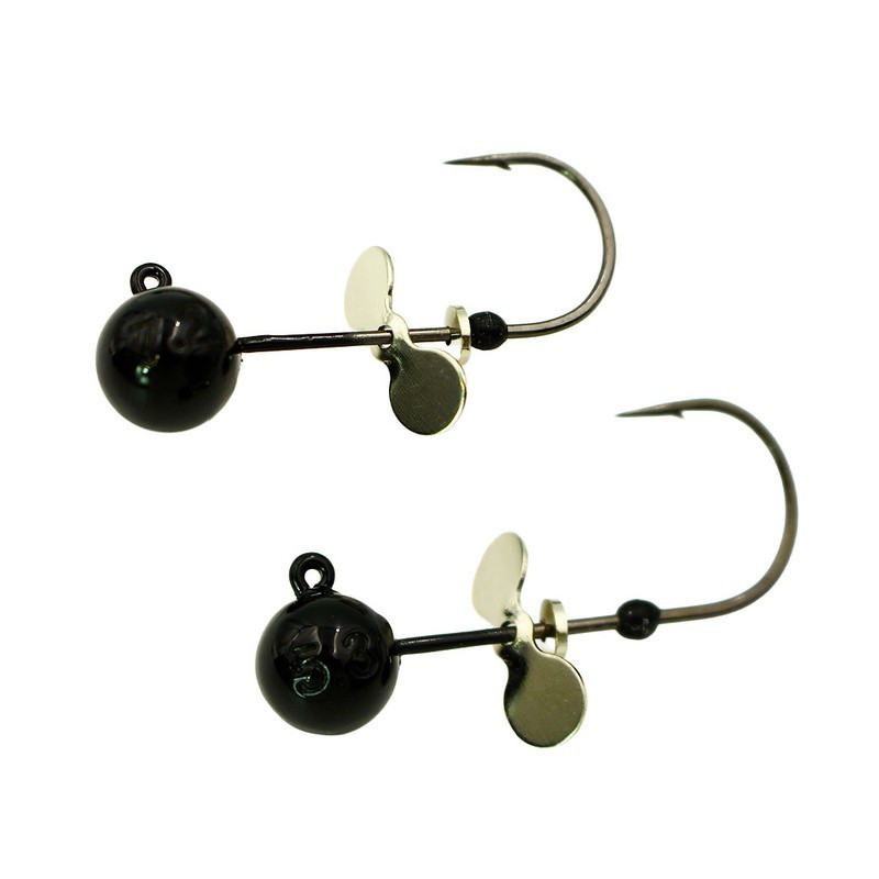 X Zone Lure Tête Plombée Hélice Tungsten-