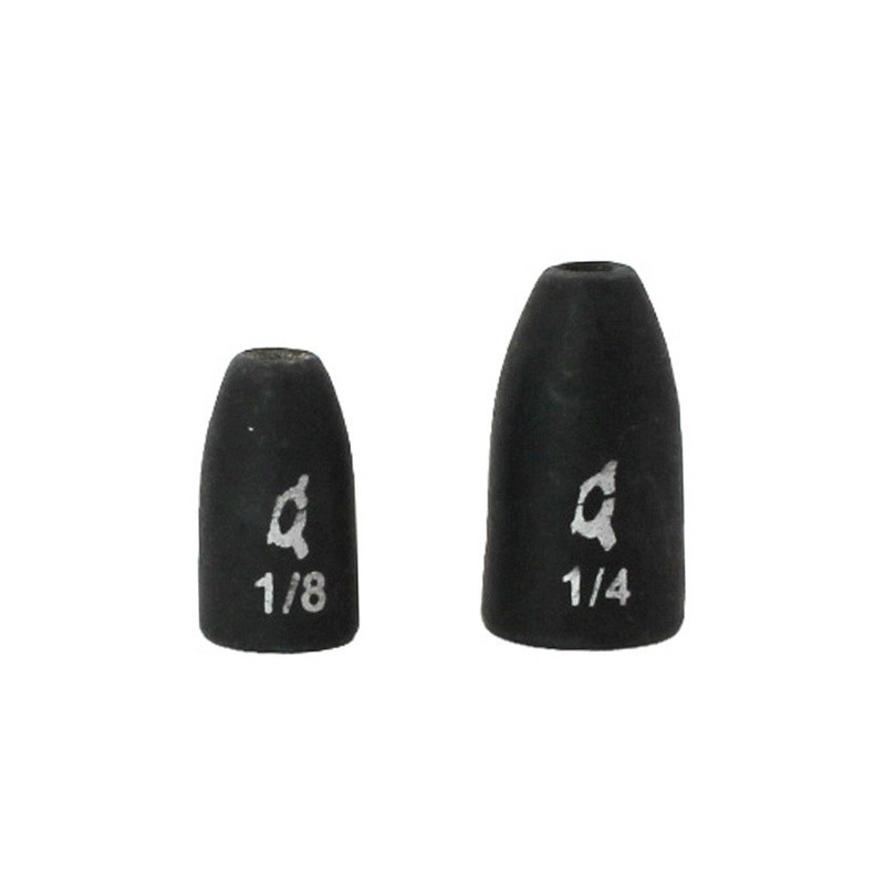 X Zone Lure Tungsten Worm Weight Black-