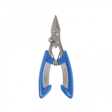 Bleu - Inox - Lames dentelées - Ressort
