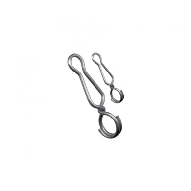 15mm - 10kg - Inox - 10pcs/pk