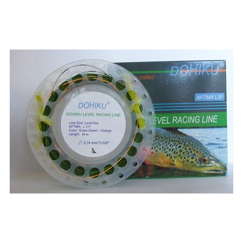 Soie DOHIKU Level Racing Line L3F – 24 m, pointe orange-