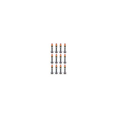 15mm - 20pcs/pk - Orange