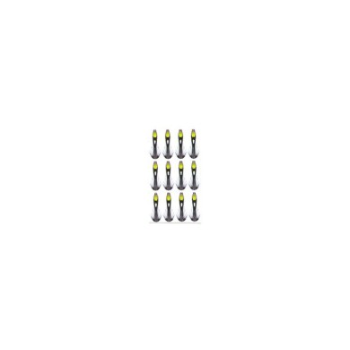 20mm - 16pcs/pk - Vert fluo