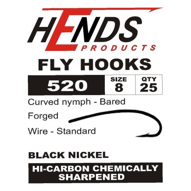 Hends 520 - hameçon polyvalent pour nymphes-