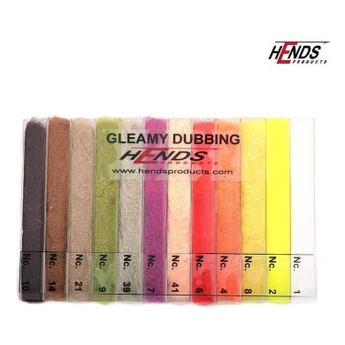 Hends Gleamy Dubbing Box GDB01 - 12 couleurs-