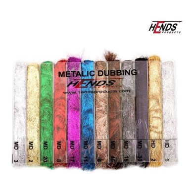 Hends Metalic Dubbing Box MDB01 - 12 couleurs-