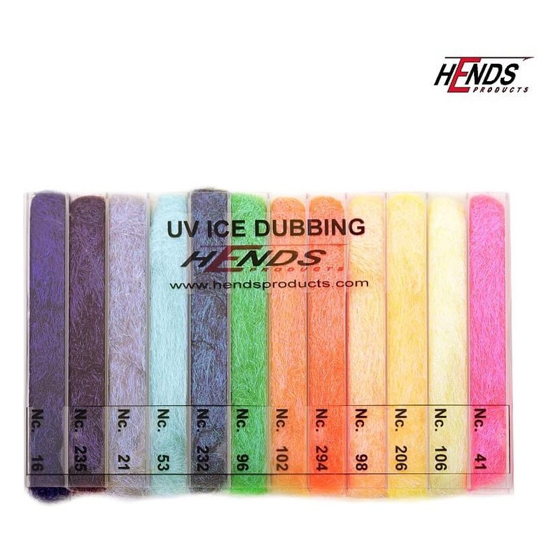 Hends UV Ice Dubbing Box UVDB02 - 12 couleurs-