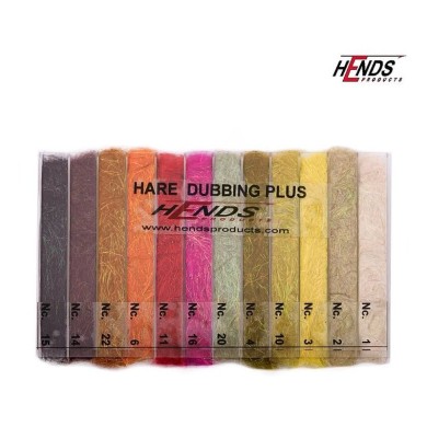 Hends Hare Dubbing Plus Box HZPB01 - Teintes sombres-