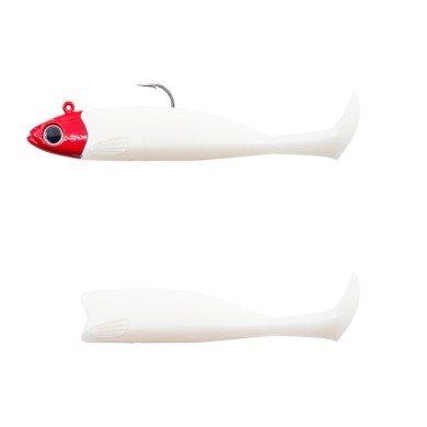Medium - 15g - White Coco/Red Head