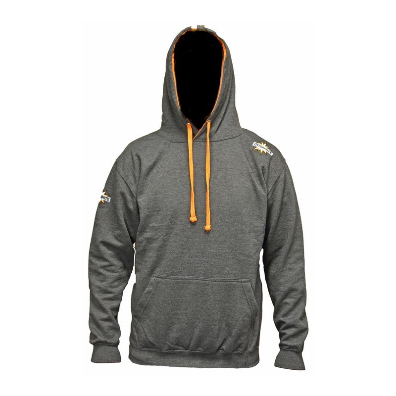 Sweat à capuche Dynamite Baits gris et orange-