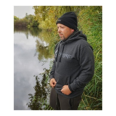 Sweat Carp Spirit Hoodie Charcoal-