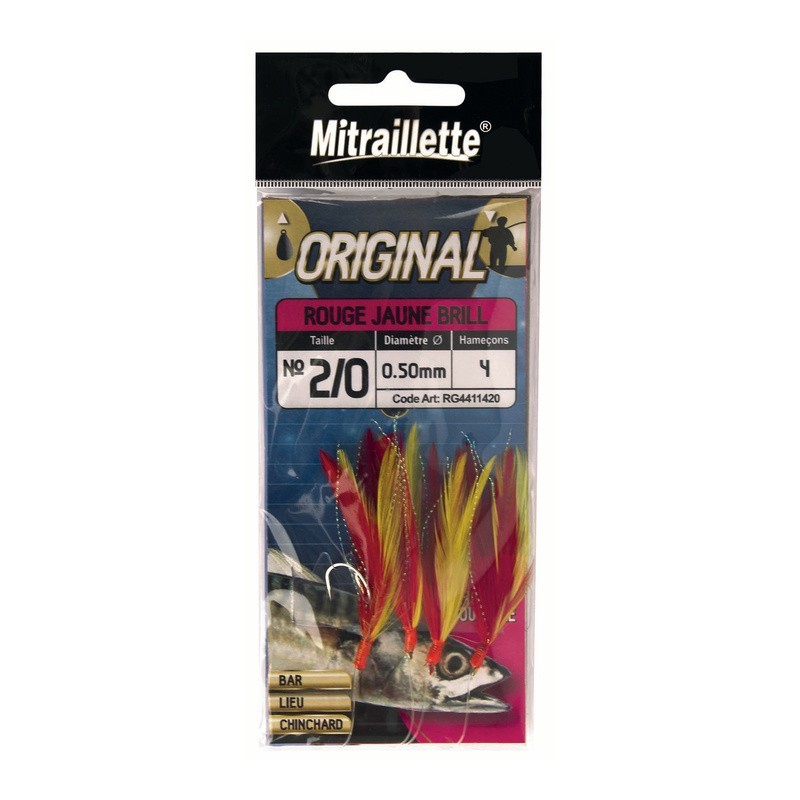 Montage Ragot Mitraillette Original multi-hameçons-