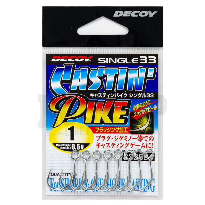 Buy Fishing Lure Single Hook Decoy Single 33 Castin Pike