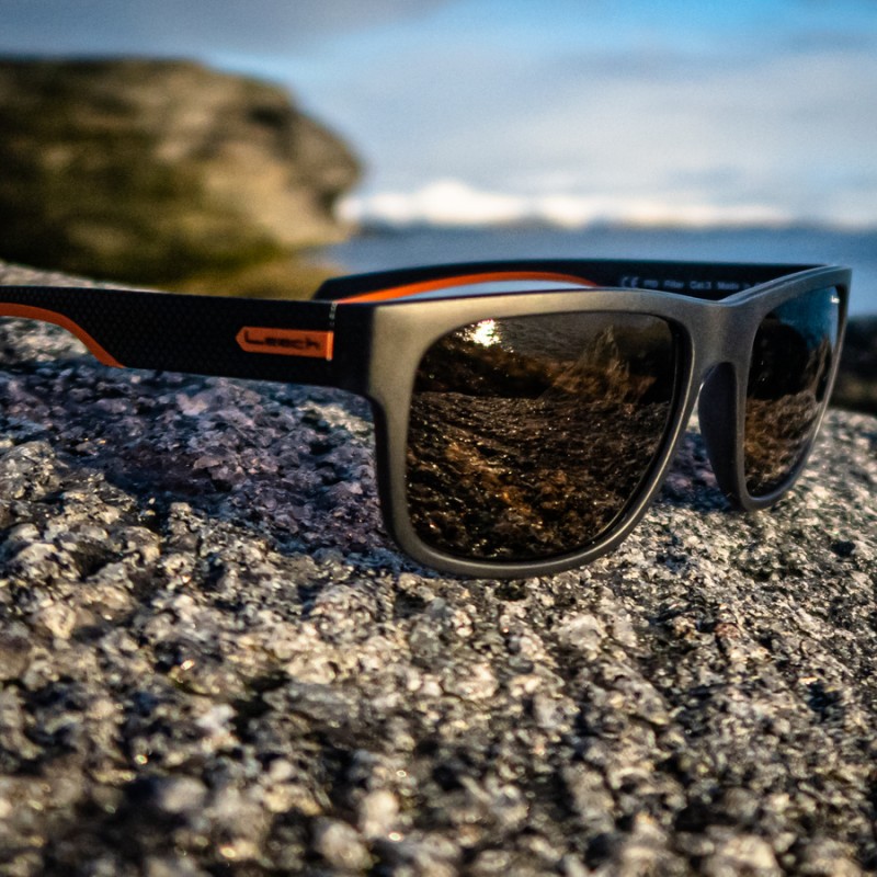 Buy Fishing Polarised Sunglasses Leech Reflex Orange