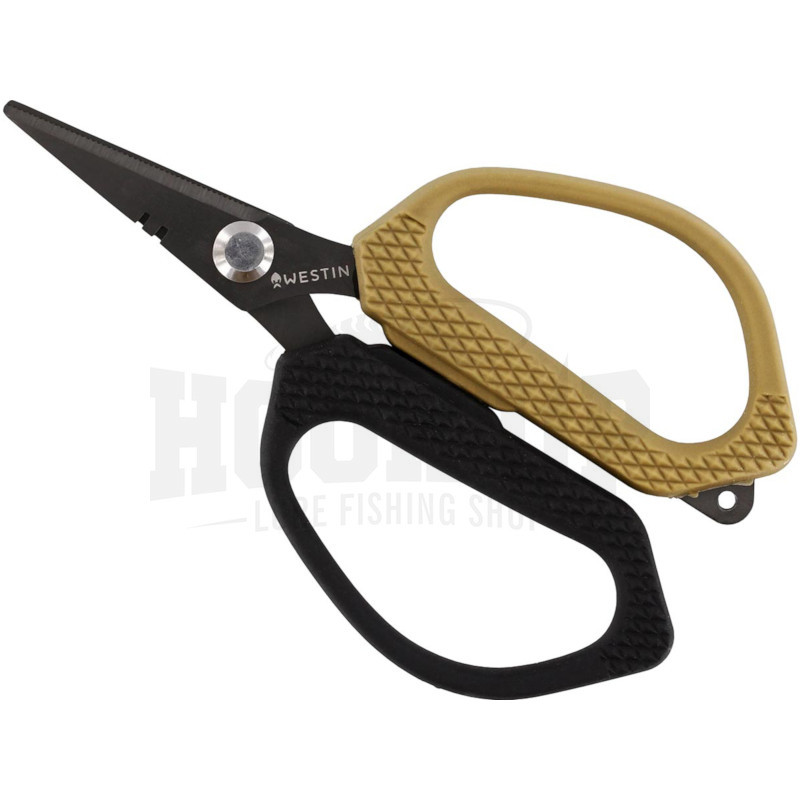 Buy Fishing Tools Westin Line Scissors Medium 12cm Black Sand