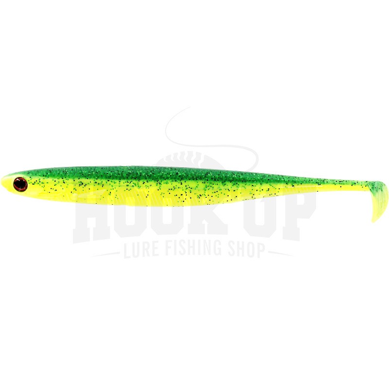 Esca In Gomma Westin Kickteez Shadtail Fireflash | 15 Cm | Pesce Artificiale Per Luccio E Lucioperca
