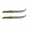 Fiiish Crazy Sand Eel Combo 180mm/7" - 1 monté + 1 corps de rechange