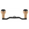 Gomexus Carbon Reel Handle 105mm pour Shimano Daiwa Abu Quantum Lew's Casting