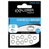 Explorer Tackle Anneaux Brisés Forgés - 10pcs/pk