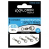 Explorer Tackle Combo Crane Swivel Split Ring