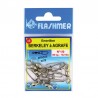 Flashmer Emerillon Berkeley à Agrafe - 6pcs/pk