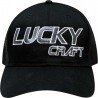 Lucky Craft Round Visor 3 - Black and Grey/White 3D