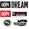 Big Bass Dreams Autcollants Pack