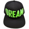 Big Bass Dreams Custom Snapback  Hat Monster Green