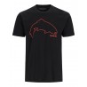Simms Trout Outline T-Shirt