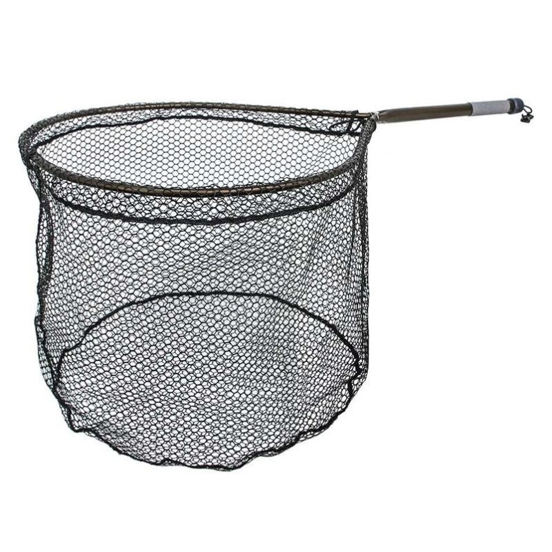 KUNSILANE Filet de pêche à la mouche en caoutchouc de rechange pour filet de pêche Noir
