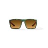 Bajio Sunglasses Stiltsville Green Stripe Matte Frame - Polycarbonate Lens