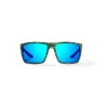 Bajio Sunglasses Stiltsville Green Stripe Matte Frame - Polycarbonate Lens