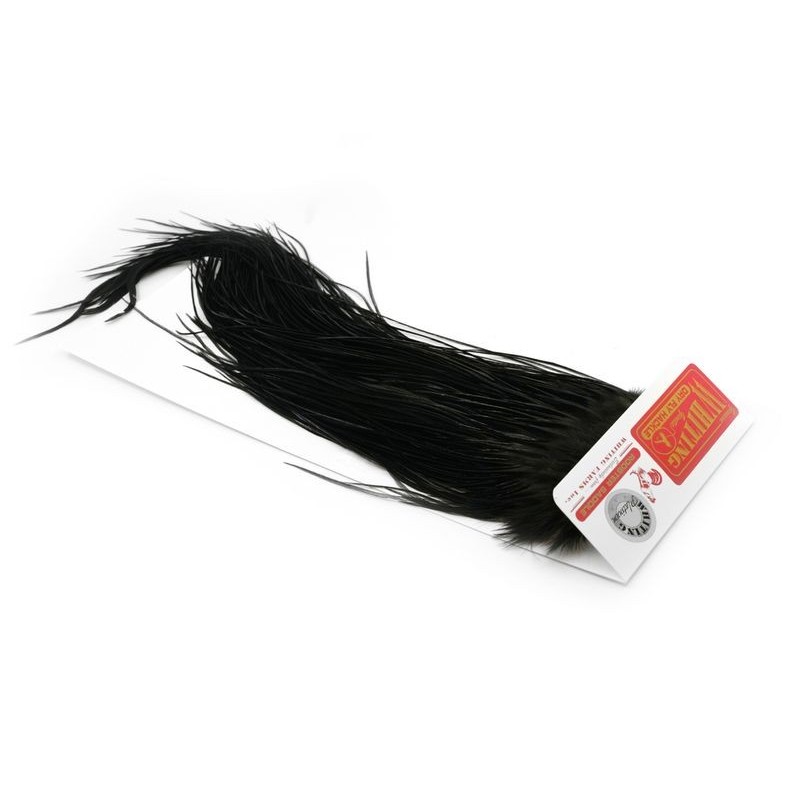 Whiting Farms Rooster Platinum Saddle - Plumes d'Excellence pour