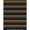 Pro Sportfisher Pro Jungle Cock Complete Cap (144pcs)