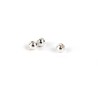 Textreme Tungsten Slotted Beads Silver