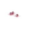 Textreme Tungsten Slotted Beads Metallic Light Pink