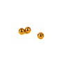 Textreme Tungsten Slotted Beads Metallic Orange