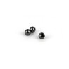 Textreme Tungsten Slotted Beads Black