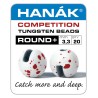 Billes tungstène Hanak Round+ - Blanc et rouge