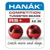 Billes tungstène fendues Hanak RS+ - Rouge métallisé